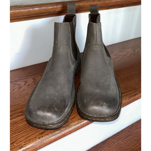 NEW Born Men's Hemlock Leather Boots Size 9.5 Brown Pull On Casual Fall Winter - Picture 3 of 13